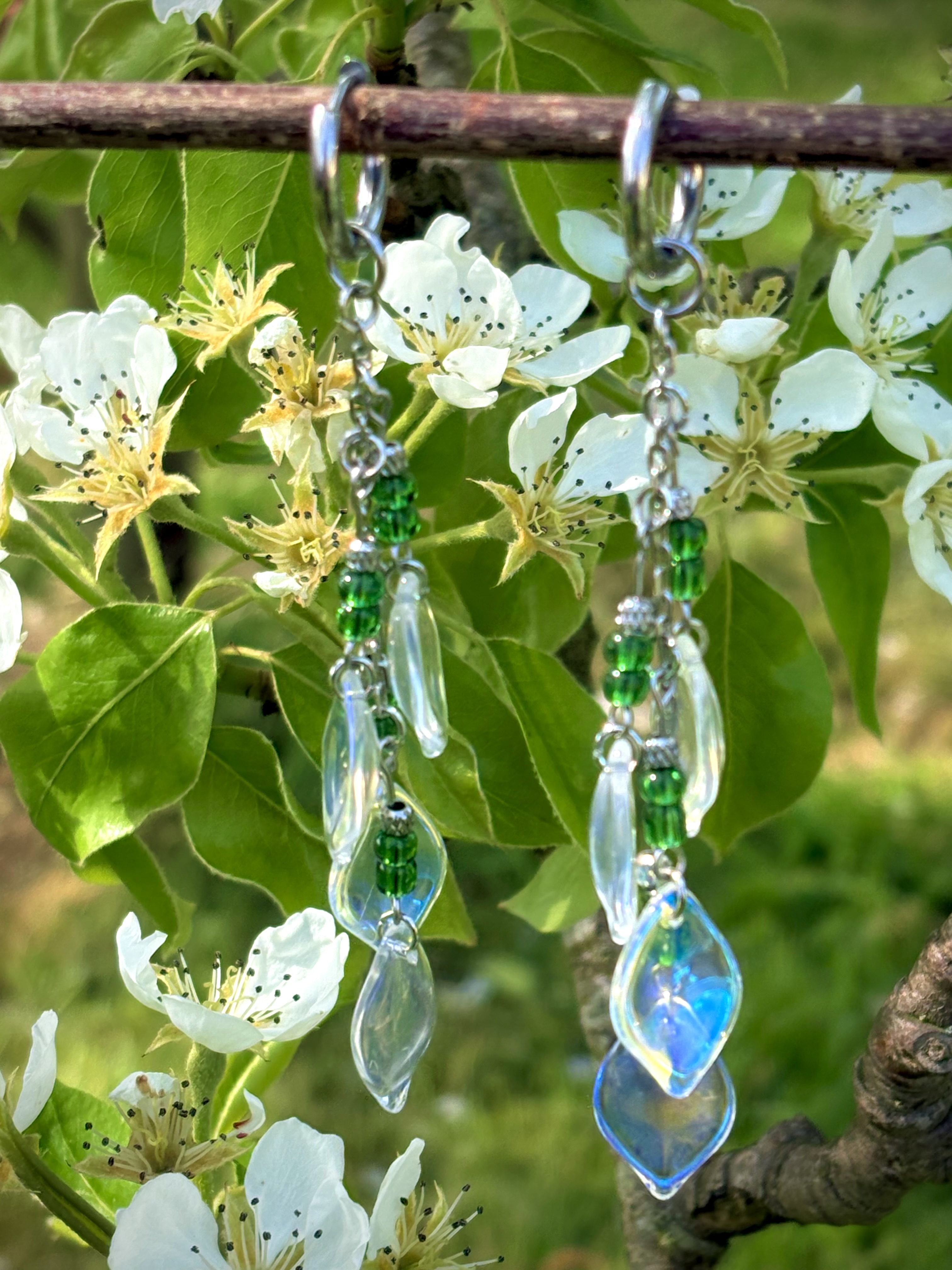 Dangle Leaf Earrings