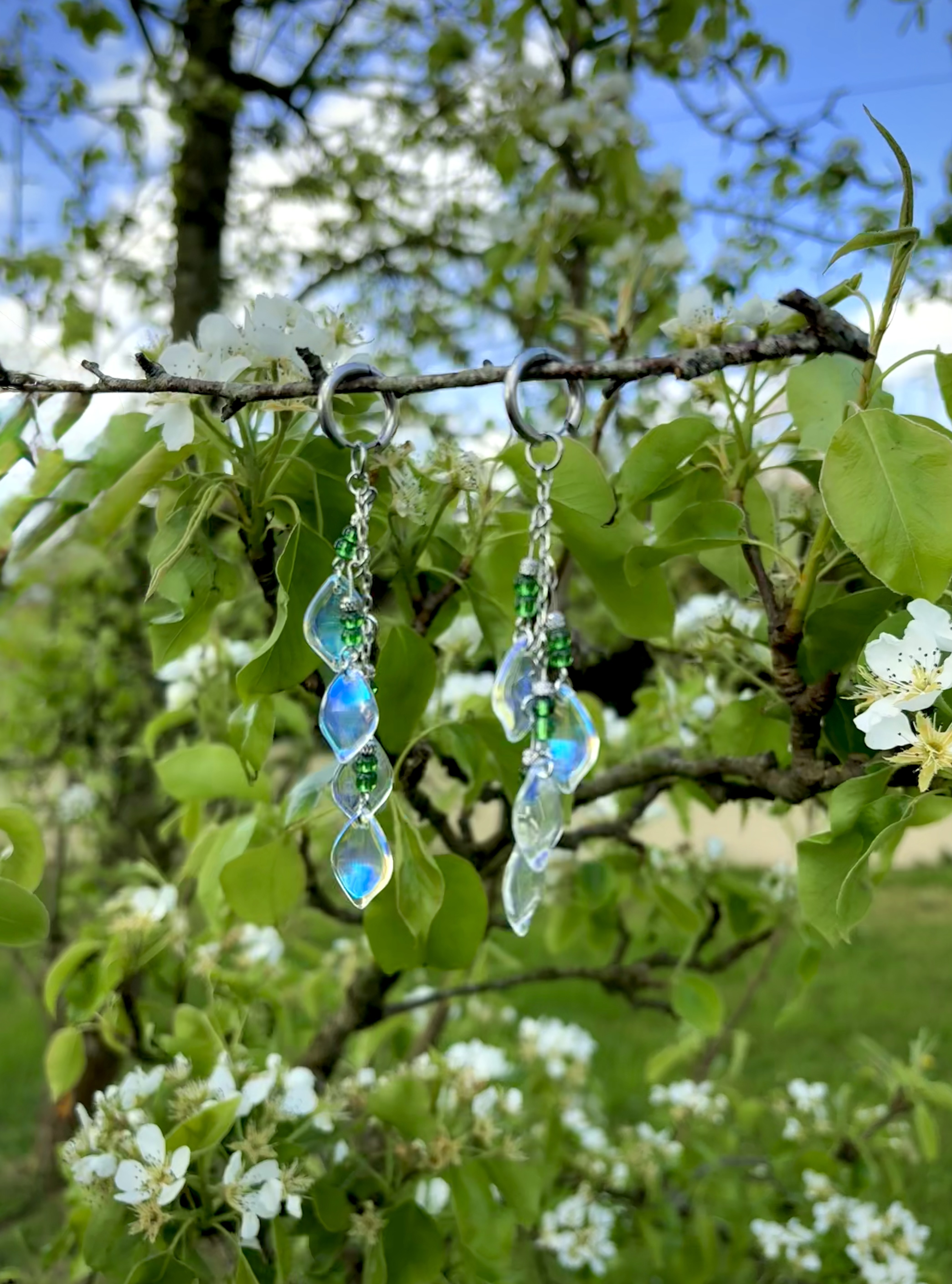 Dangle Leaf Earrings