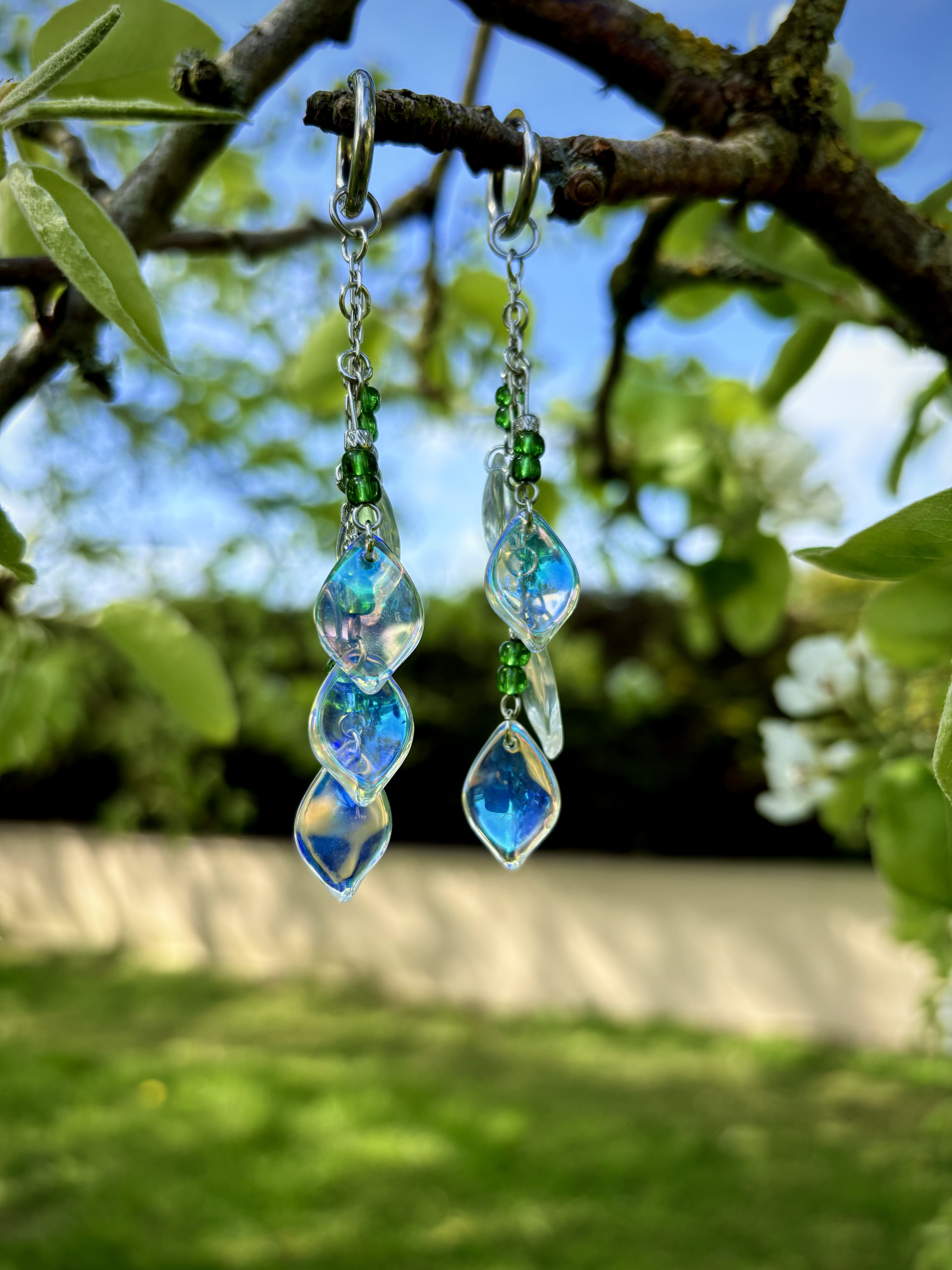 Dangle Leaf Earrings